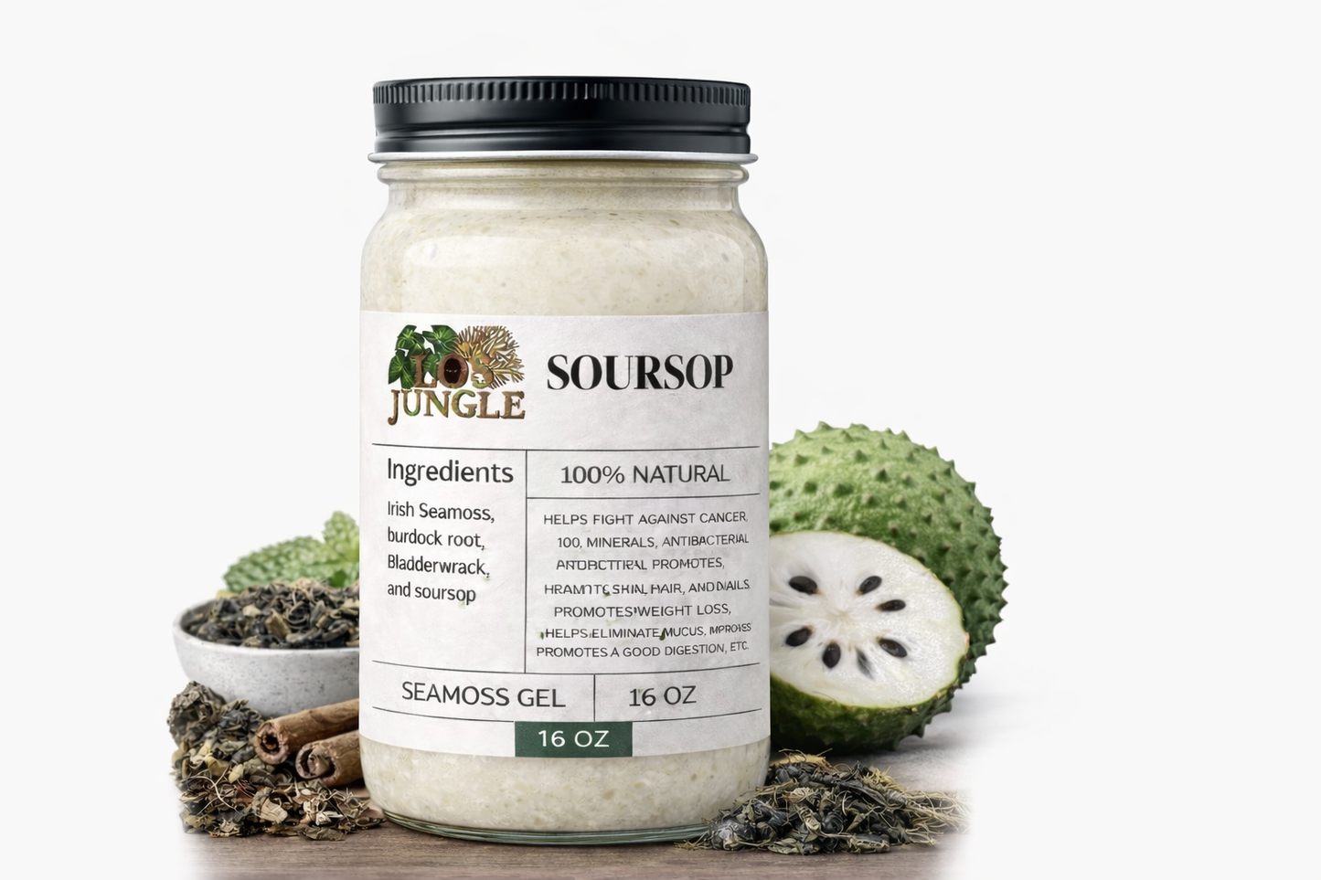 Soursop Seamoss Gel