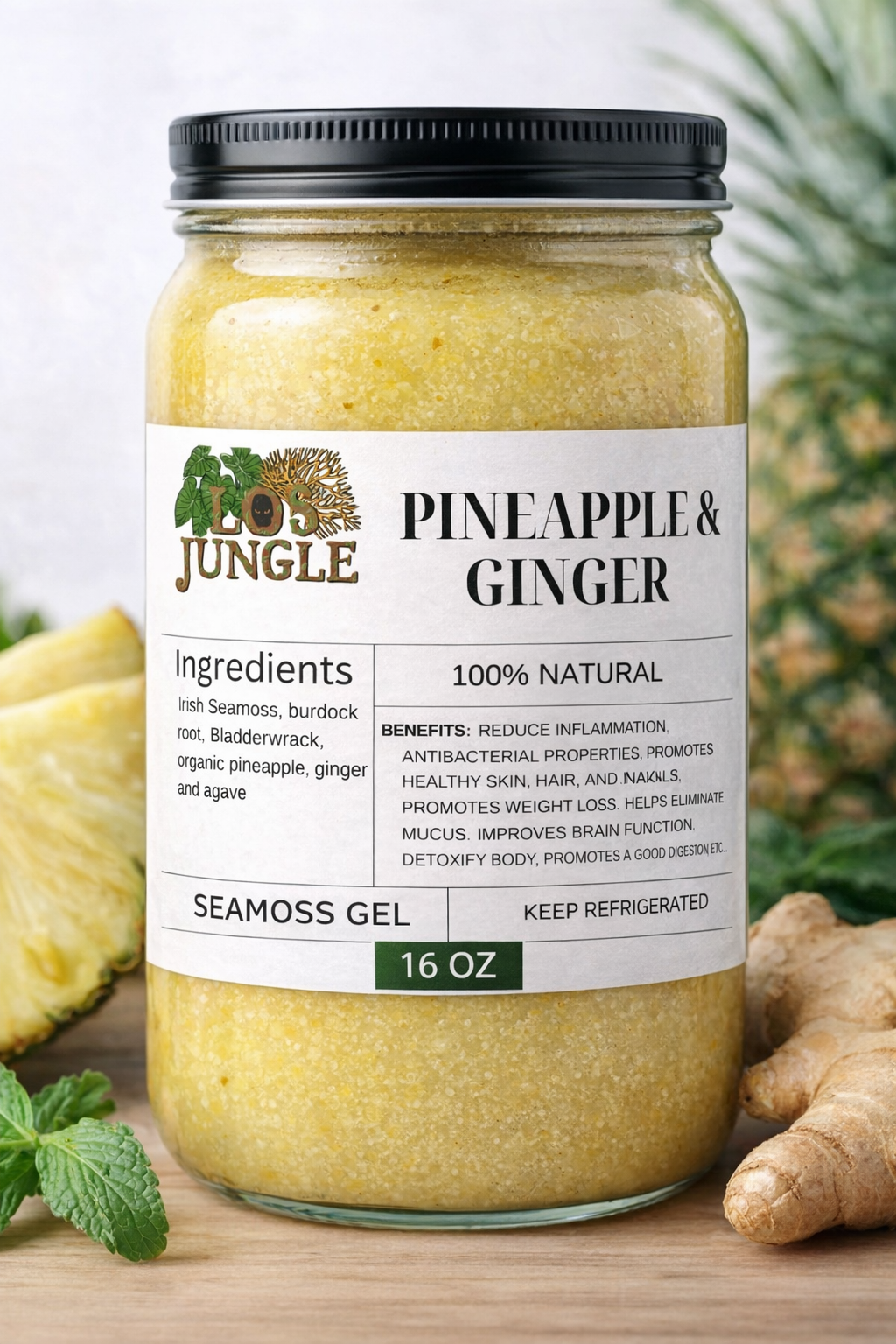 Pineapple Ginger Sea moss